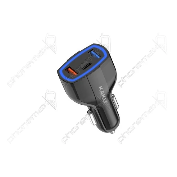 KAKUSIGA KSC-485 2x USB + 1x Type-C autós töltő