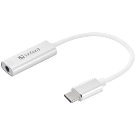 SANDBERG USB Type-C - 3,5mm Jack átalakító kábel