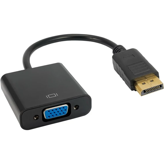 AKYGA 15cm DisplayPort apa - VGA anya adapter