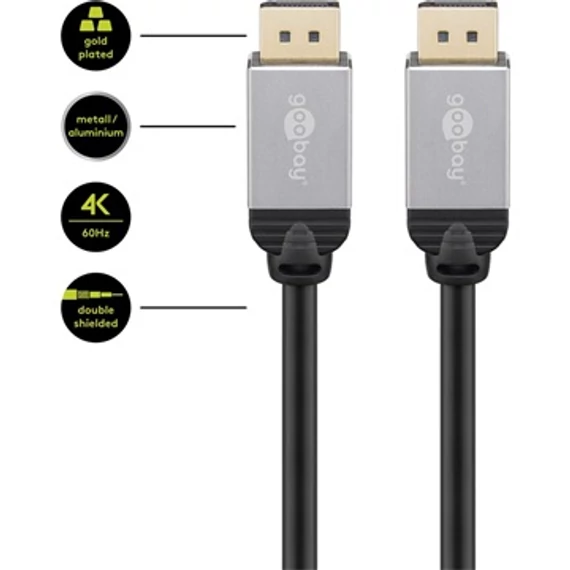 GOOBAY Displayport 1.5m v1.2 kábel