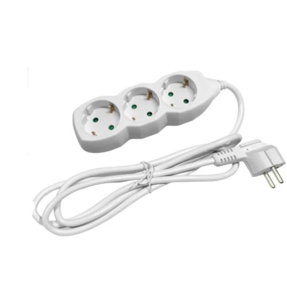 ENTAC ESE1.5G3-1.5 elosztó 3 foglalat 1.5m