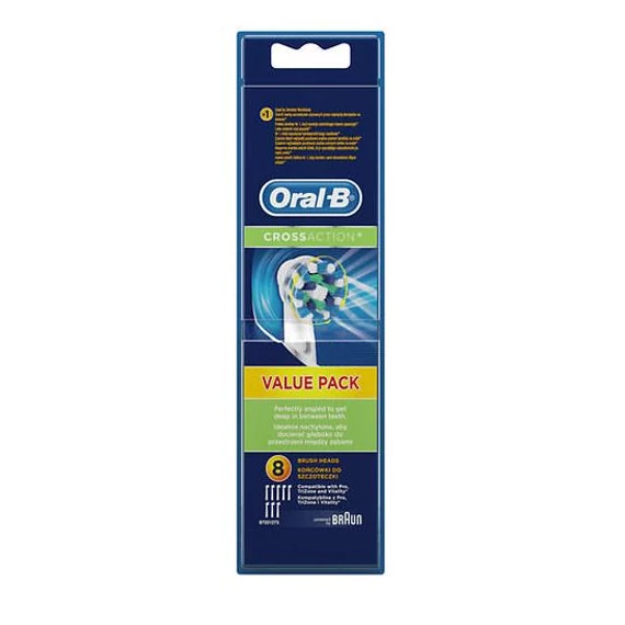 ORAL-B fogkefe pótfej 8db