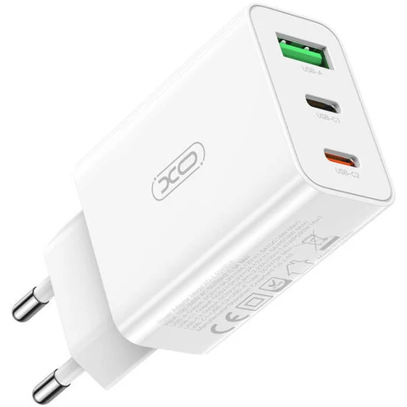 XO tripla hálózati töltő OD20W/PD18W/QC3.0