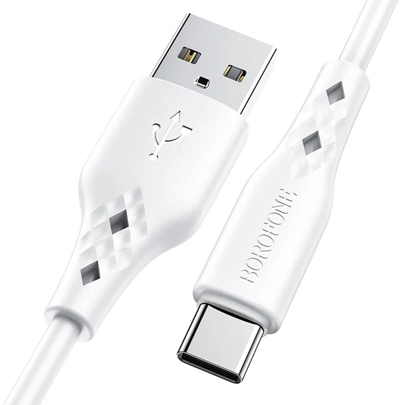 BOROFONE BX48 3.0A 1m fehér USB-C kábel