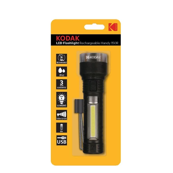 KODACK Elemlámpa LED Handy 150R+USB
