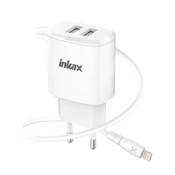 INKAX hálózati töltő 2.4A + lighting kábel