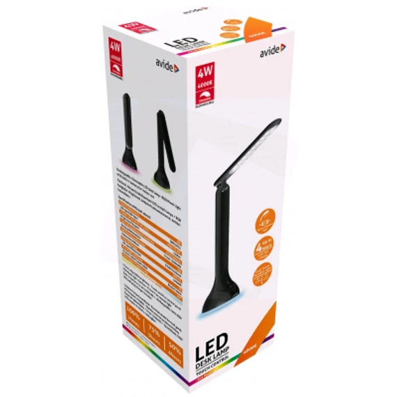 AVIDE LED asztali lámpa RGB 4W