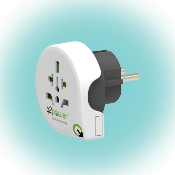 Q2POWER adapter hálózati utazó