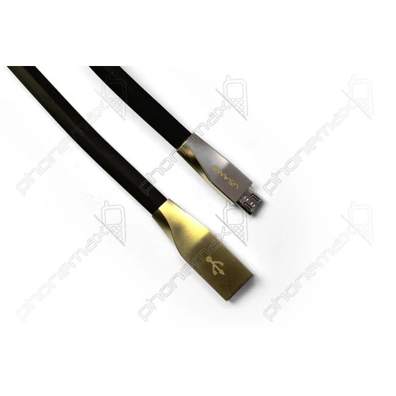 USAMS Micro USB kábel 1,2m fekete