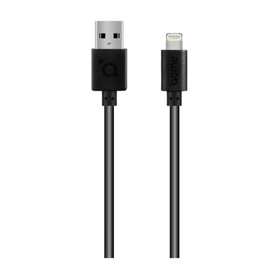 ACME Lightning USB kábel 1m fekete
