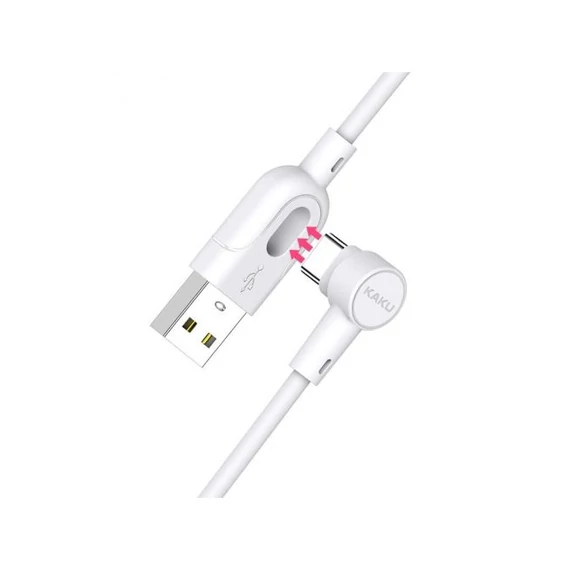 KAKU Type-C 3.2A töltő és adatkábel 1m fehér