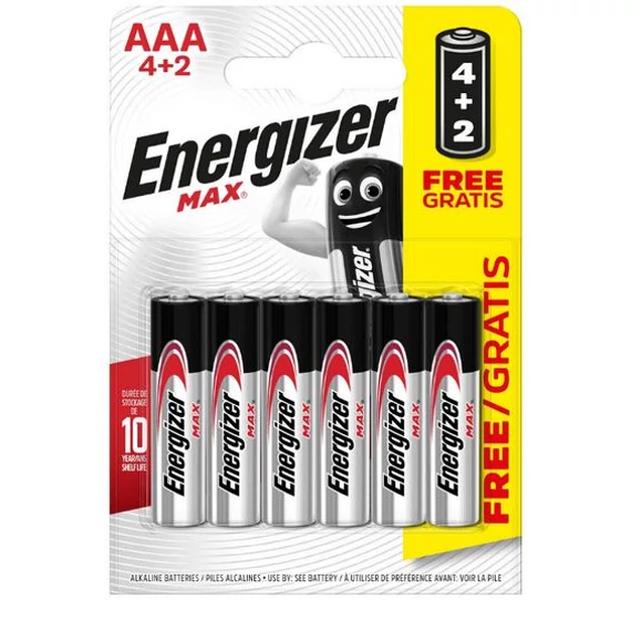 ENERGIZER EMAAAB4+2 Max mikroelem 4+2 db