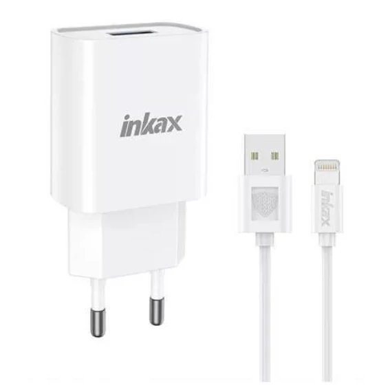 INKAX hálózati töltő + Lightning kábel